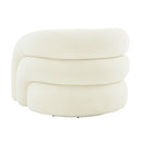 Slipper Velvet Swivel Chair