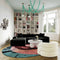 Slipper Velvet Swivel Chair