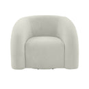 Slipper Velvet Swivel Chair