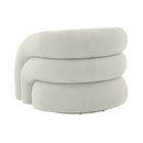 Slipper Velvet Swivel Chair