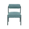 Jolene Green Patterned Linen Accent Chair