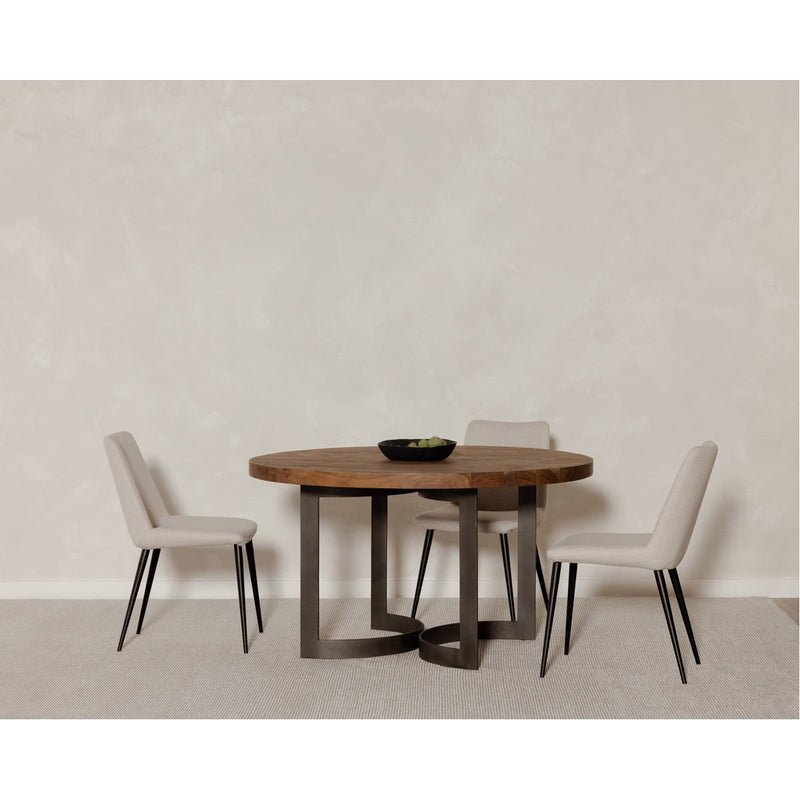 Bent Round Dining Table