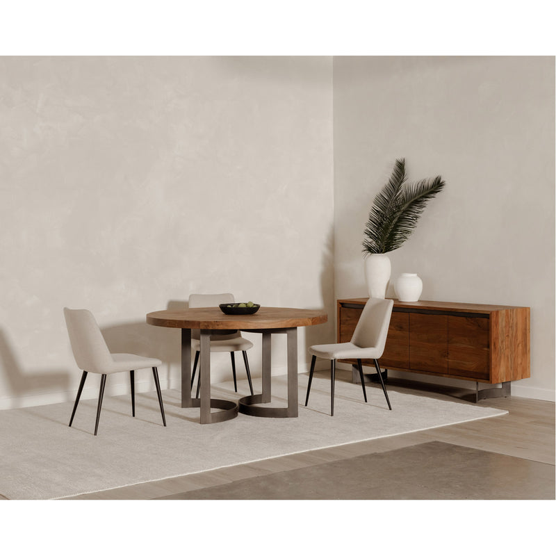 Bent Round Dining Table