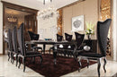 A&X Sovereign - Transitional Black Fabric Chair (Set of 2)