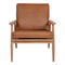 Harper Leather Lounge chair Tan