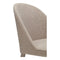 Burton Fabric Dining Chair Light Grey - Set Of Two