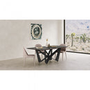 Burton Fabric Dining Chair Light Grey - Set Of Two