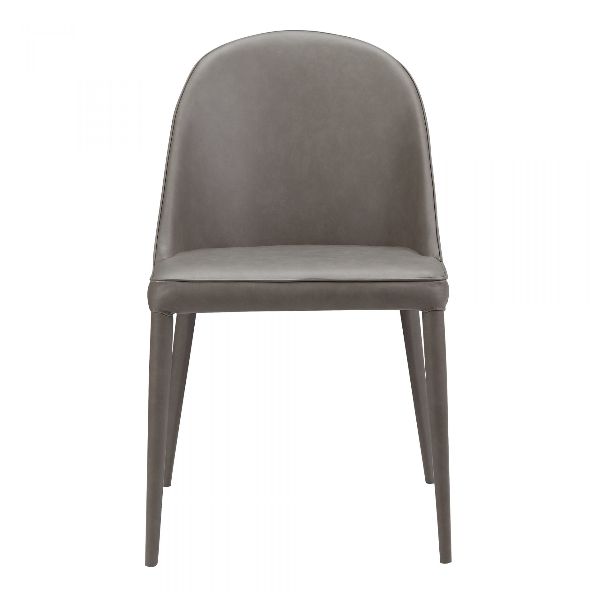 Burton Pu Dining Chair Dark Grey