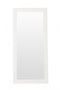 A&X Regal - Modern White Crocodile Floor Mirror