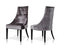 A&X Charlotte - Velour Dining Chair (Set of 2)