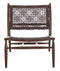 Bandelier Leather Weave Accent Chair