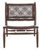 Bandelier Leather Weave Accent Chair