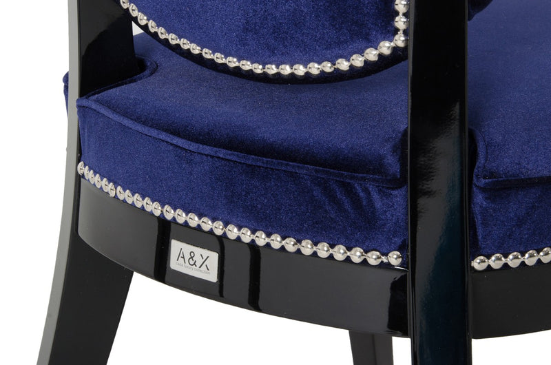 Isabella - Modern Blue Dining Chair (Set of 2)