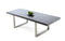 A&X Skyline - Modern Black Crocodile Lacquer Extendable Dining Table