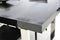 A&X Skyline - Modern Black Crocodile Lacquer Extendable Dining Table