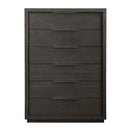 Oxford Six Drawer Chest in Basalt Grey