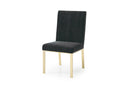 Modrest Reba Modern Velvet & Gold Dining Chair (Set of 2)