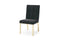 Modrest Reba Modern Velvet & Gold Dining Chair (Set of 2)
