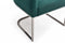 Modrest Yukon Modern Green Velvet & Black Gun Dining Chair
