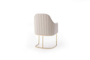 Modrest Tyler Modern Grey & Gold Dining Chair