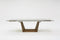 Modrest Babia Modern Smoked Glass & Walnut Extendable Dining Table