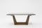 Modrest Babia Modern Smoked Glass & Walnut Extendable Dining Table