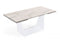 Modrest Baldwin - Modern White Ceramic Extendable Dining Table
