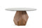 Modrest Rackham Modern Walnut Round Dining Table