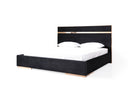 Nova Domus Cartier Modern Black & Rosegold Bedroom Set