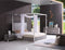 Modrest Arlene Modern Grey Elm & Stainless Steel Bedroom Set