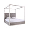 Modrest Arlene Modern Grey Elm & Stainless Steel Bedroom Set