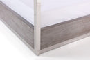 Modrest Arlene Modern Grey Elm & Stainless Steel Bedroom Set