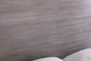 Modrest Arlene Modern Grey Elm & Stainless Steel Bedroom Set