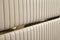 Modrest Aspen Modern Beige Bonded Leather & Gold Bed