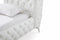 Modrest Legend Modern White Bonded Leather Bed