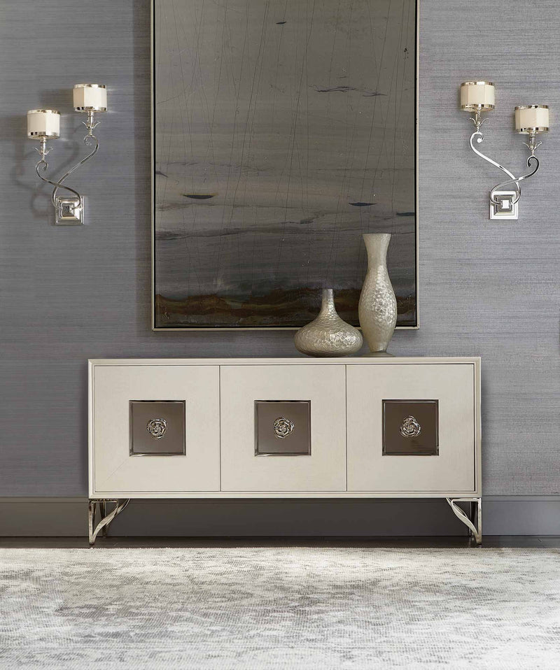 Calista Pearl White Buffet by Bernhardt