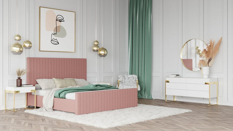 Modrest Beverly - Modern Velvet Bed