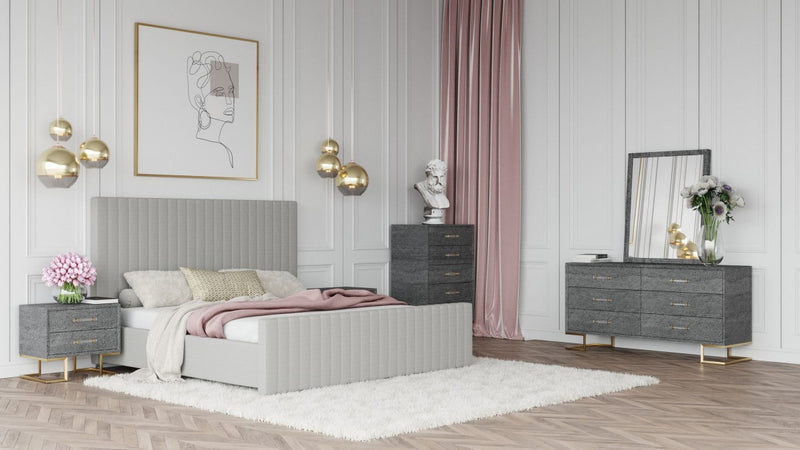 Modrest Beverly - Modern Velvet Bed