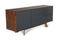 Modrest Weylyn Modern Charcoal Grey & Walnut Buffet