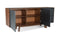Modrest Weylyn Modern Charcoal Grey & Walnut Buffet