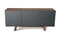 Modrest Weylyn Modern Charcoal Grey & Walnut Buffet