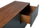 Modrest Weylyn Modern Charcoal Grey & Walnut Buffet