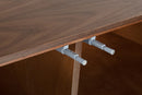 Modrest Weylyn Modern Charcoal Grey & Walnut Buffet