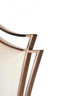 Modrest Bonnie - Beige Velvet & Rose Gold Dining Chair (Set of 2)