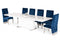 Modrest Bono "T" - Modern White Dining Table