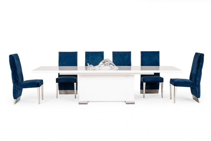 Modrest Bono "T" - Modern White Dining Table