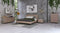 Nova Domus Boston - Modern Light Oak & Brushed Stainless Steel Bed