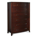 Brighton Seven Drawer Chest in Cinnamon