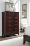 Brighton Seven Drawer Chest in Cinnamon