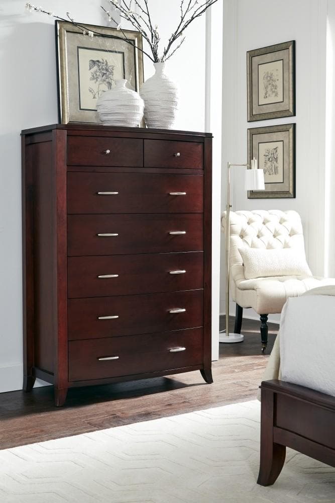 Brighton Seven Drawer Chest in Cinnamon